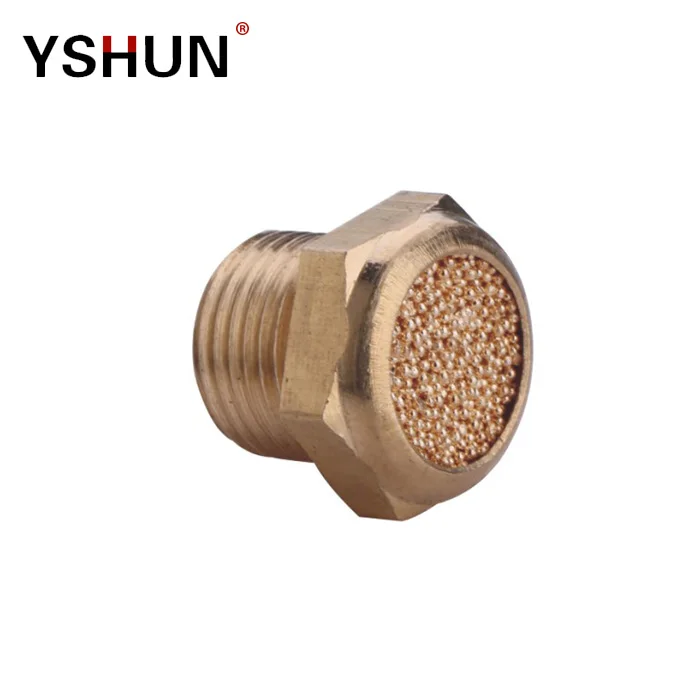 yshun Pneumatic Brass Muffler/Air Silencer/Pneumatic Brass Air Silencer