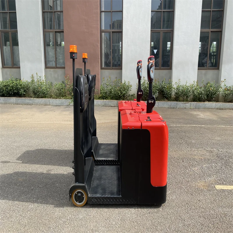 YJL standing driving bolt towing coupling style electric tow tractor with warning light 3T QDD30A