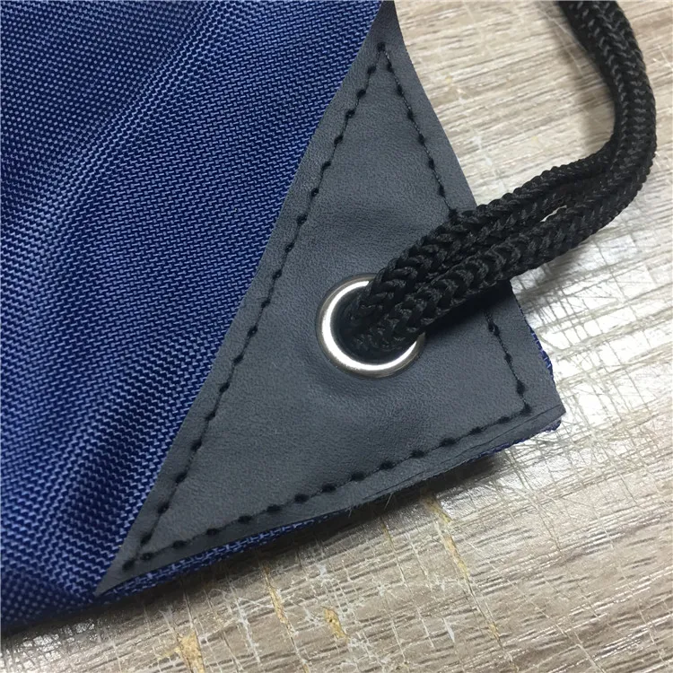 Custom Print Logo 35x45cm Basketball Shoe Drawstring Sport Backpack Bag Polyester Drawstring Shoe Packing Bags