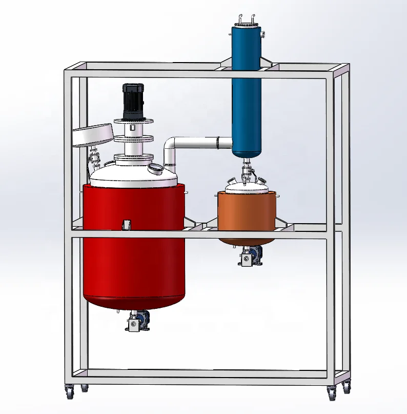 
Hot sale 20L 50L 100L 200L Jacketed STAINLESS STEEL Reactor with best price 