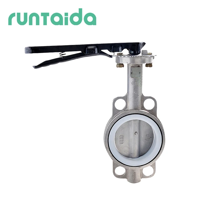 12 inch 6 inch stainless steel 304 316 soft seal epdm seat butterfly valve with handle lever
