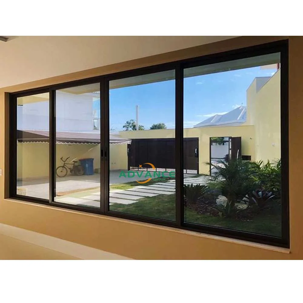 Modern Aluminium Door And Windows glass window insulation sliding window burglar proof designs