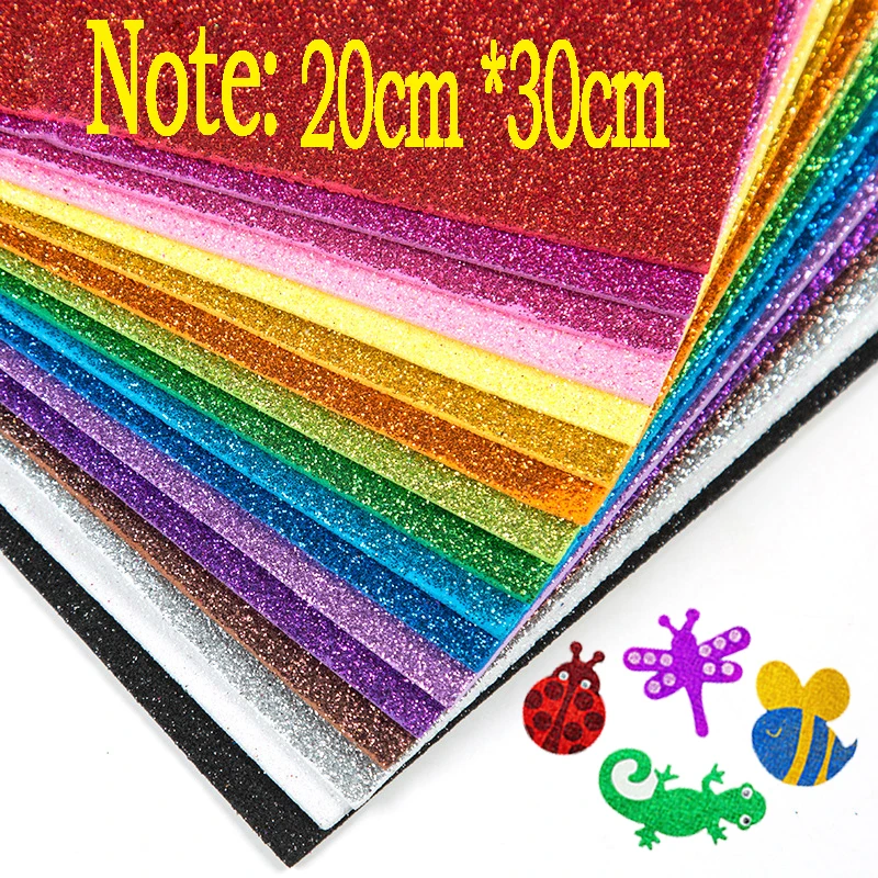 Glitter EVA Sheet foam 1mm 2mm rubber eva foamy sheet EVA FOAM Sheet for Craft