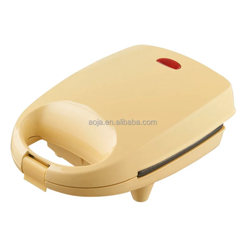 AOJA Fixed 3 in 1 Custom 1 Slice Sandwich Maker Stainless Steel Kids Breakfast 6 in 1 Waffel Maker Electric Baking Griddle