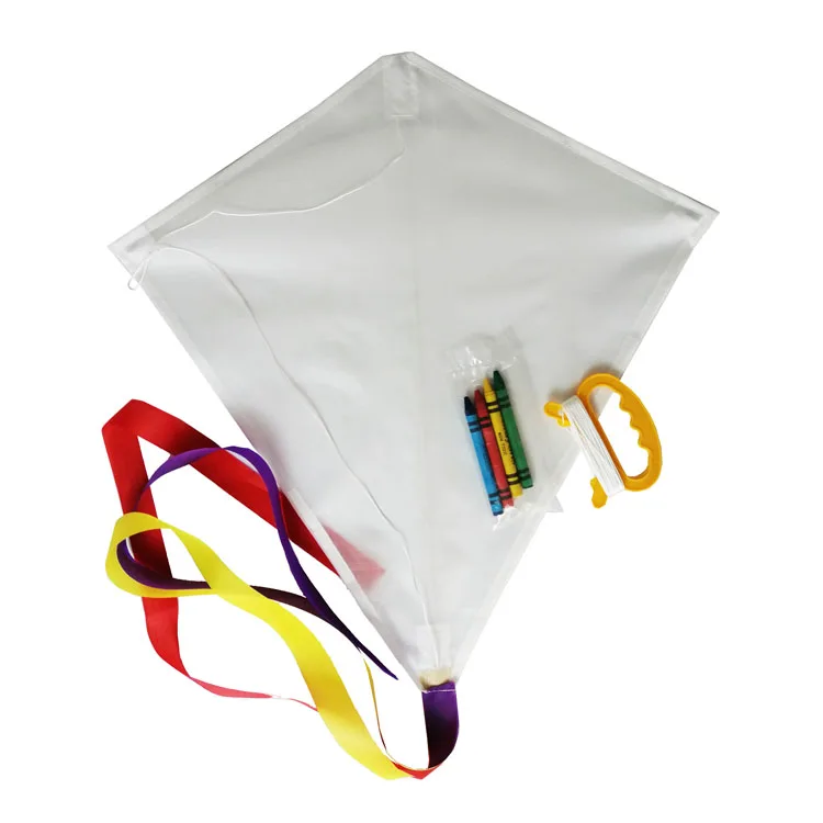 Beach Trip Outdoor Games Single Line with Tail Easy Flying Colorful Life Huge Kite For Kid And Adult