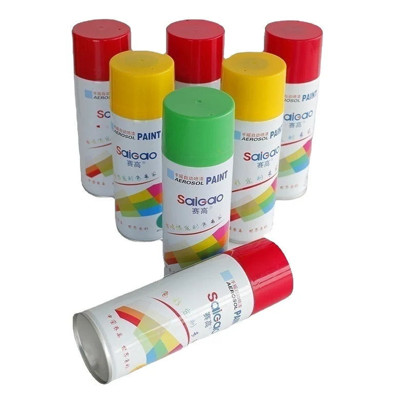 
China automotive paints red fox spray paint flat black flower spray paint 