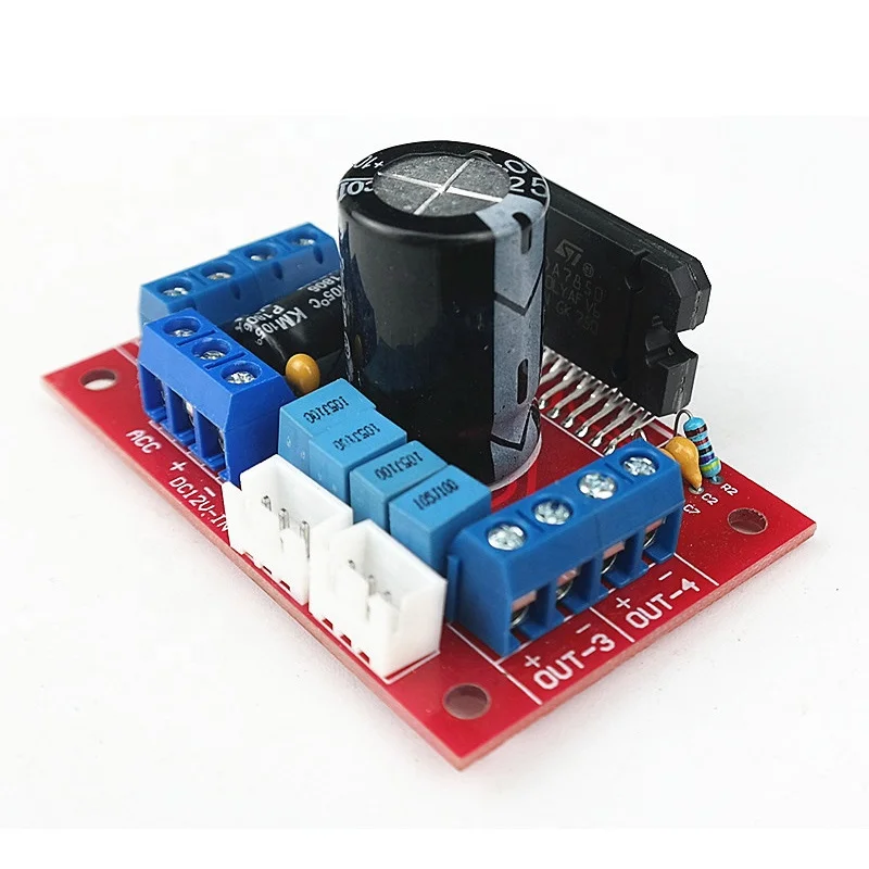 Taidacent TDA7850 Amplifier PCB Board Car Amplifier Board 4 Channel 50W*4 12V Audio ACC Amplifier TDA7850 for Modified Audio