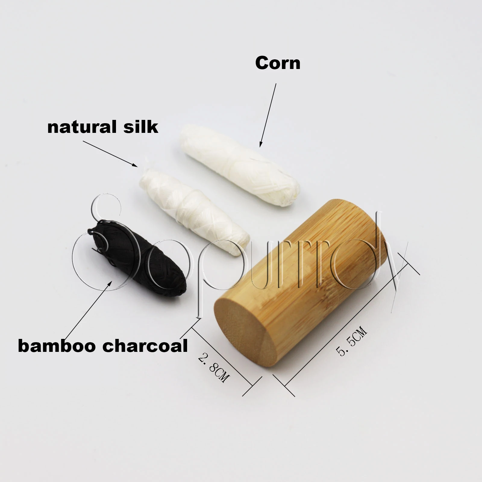 Eco Dental Floss Natural Corn Floss Zero Waste Bamboo Charcoal Vegan Eco Friendly Dental Floss