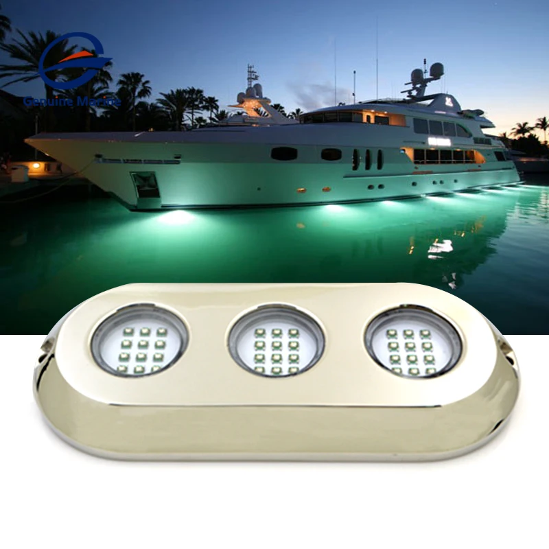 Genuine Marine Boat Yacht IP68 High Power Super Bright LED Underwater Light