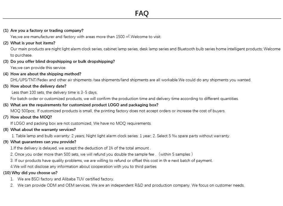 FAQ