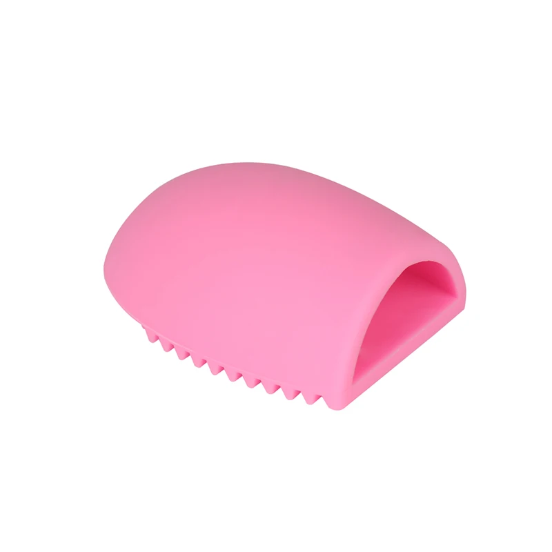 Latest Design Handheld Silicone Egg-shaped Makeup Brush Tools Silicone Mat
