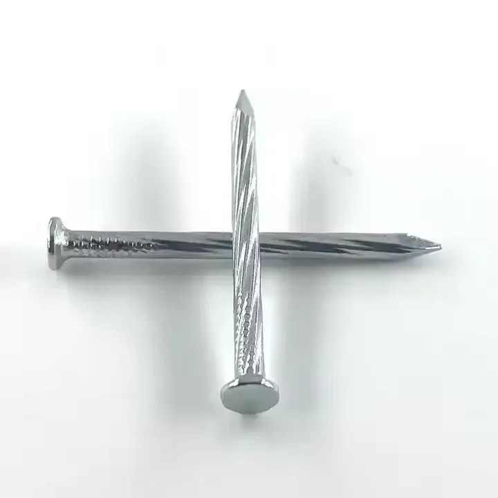 China Manufacturer Guangzhou Tangshan 25mm 30mm Twisted Shank Concrete Nail 10Cm Length Concrete Nails Sale for South America