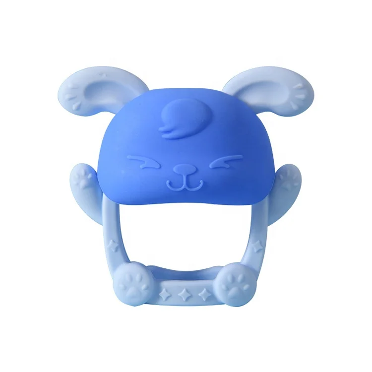 Bunny Ear Teether Wholesale Eco Friendly Food Grade Bpa Free Mimi Mushroom Baby Teether Toy