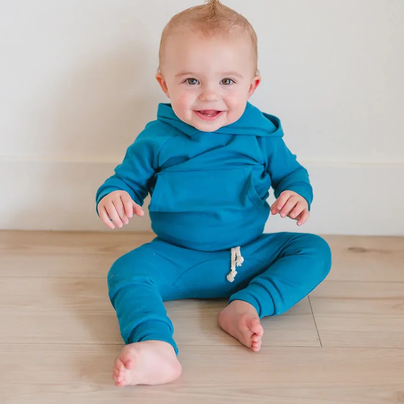 Wholesale Organic Baby Clothes 95% Cotton 5% Spandex Baby Hoodies & Sweatshirts
