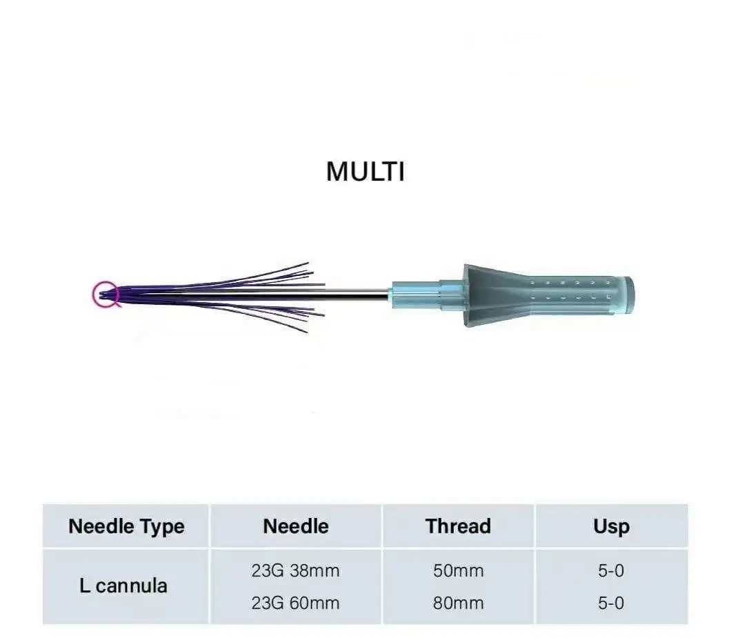 pcl polycaprolactone korean thread mono nose cog 18g 19g 100mm 21g 23g
