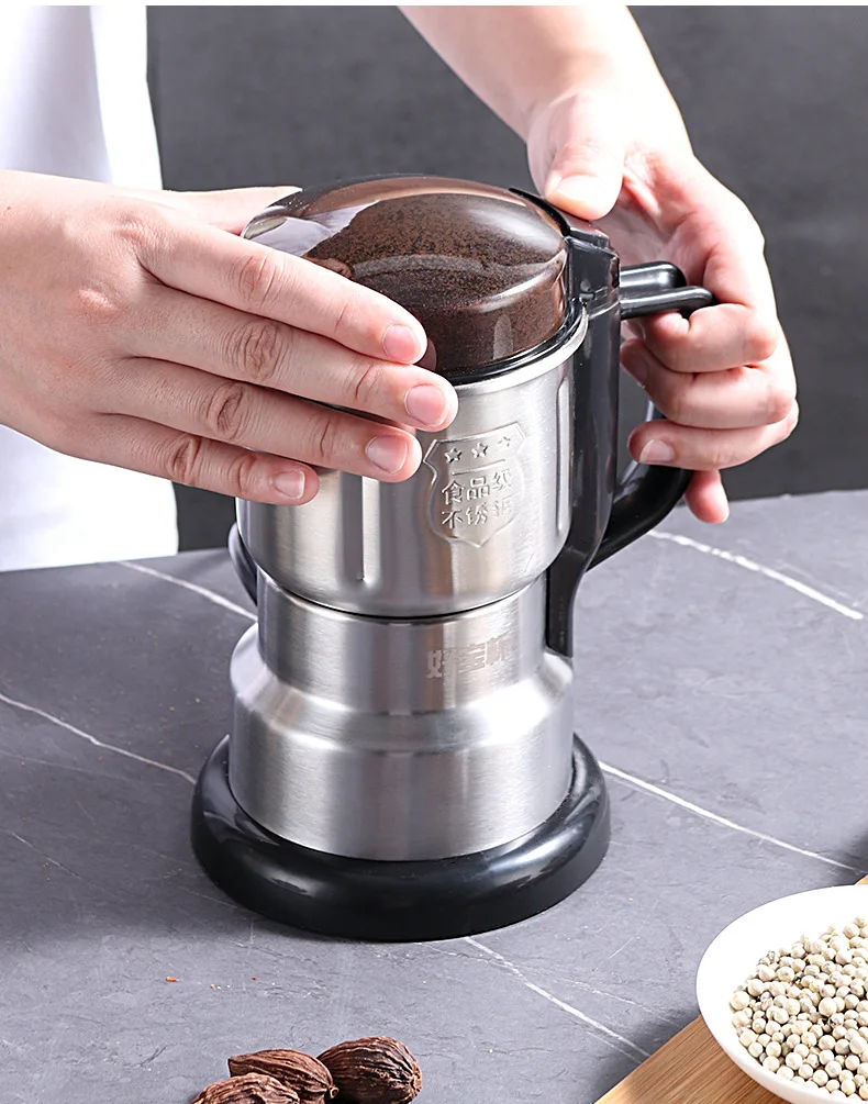 316 Stainless Steel Household Multifunctional Small Coffee Grinder Electric Grinder For Pepper And Chinese Prickly Ash
