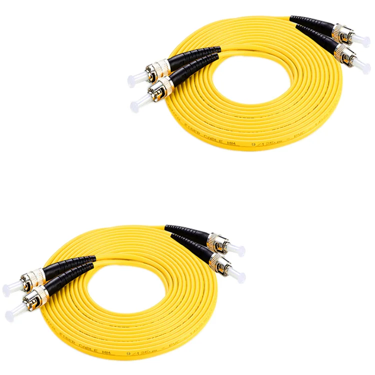G652d 2.0mm OS2 Fiber Patch Cord Pvc Simplex Single Mode With ST/LC/SC/FC UPC APC Connector Communication Cables