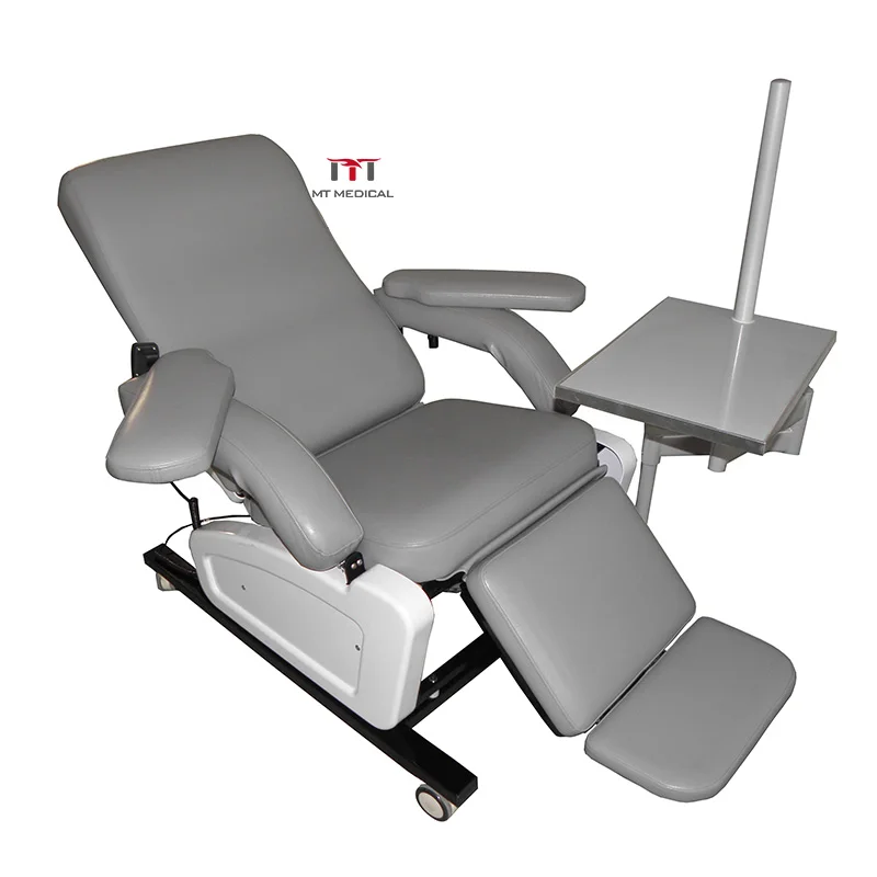Blood sample collection portable blood donor chair blood drawing chair