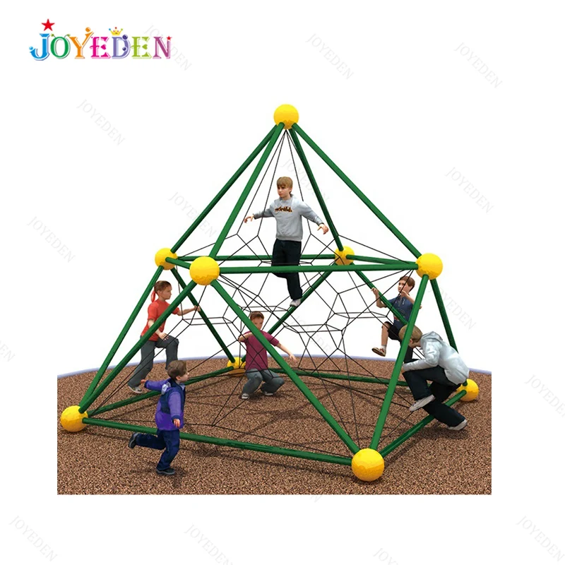 Customize Outdoor Rope Course Adventure amusement park kids rock climbing frame for outdoor playground equipment