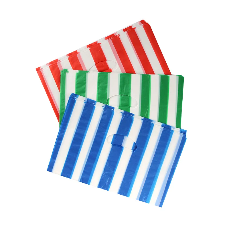 
Cheap Price Custom Clear Clothes Shopping Die Cut Plastic Carrier Bag for Packaging with Handle Logo Print 