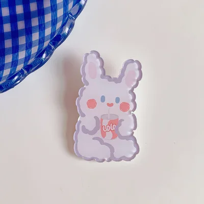 2021 ins top selling brooch wholesale custom INS Japanese creative cartoon animal acrylic brooch