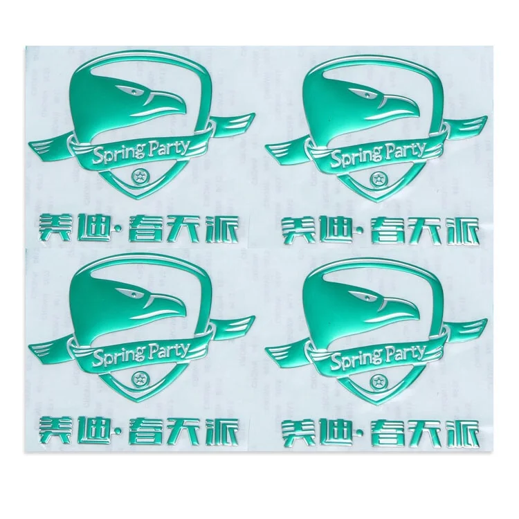 2020 Custom PET and PVC soft plastic logo with adhesive
