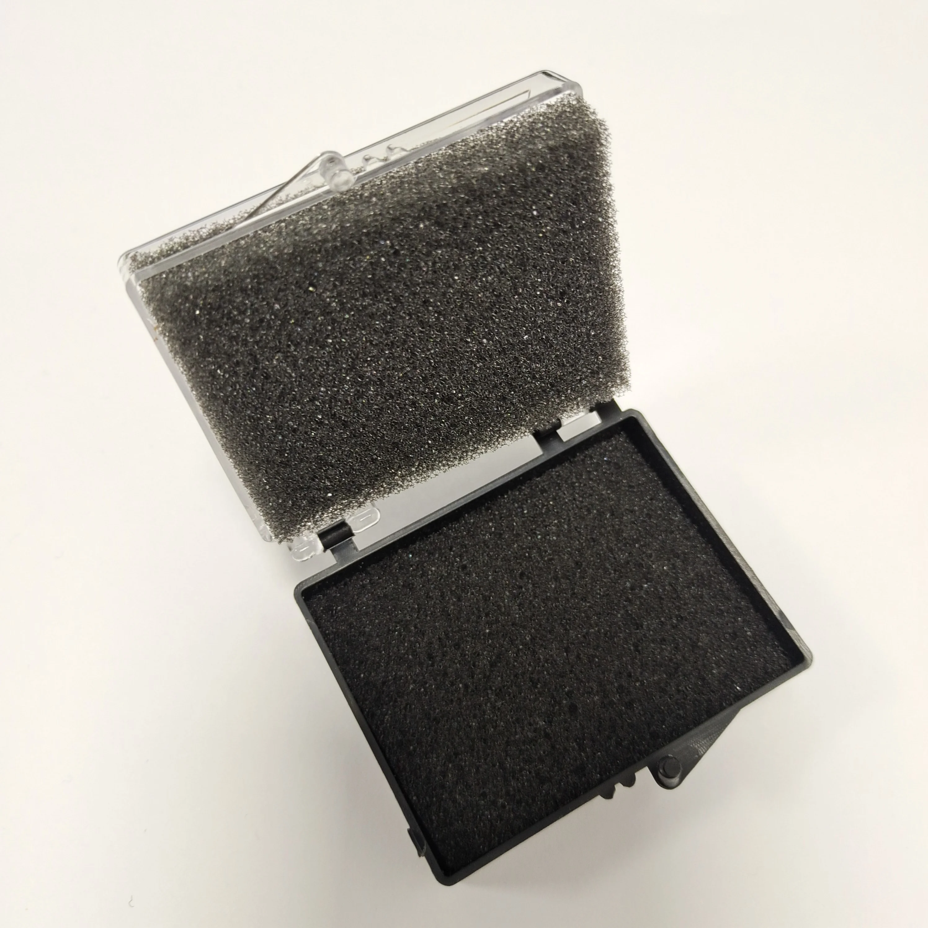 Black 2 inches Dental Lab Denture Packaging Plastic Box with Foam for Single Crowns Bridge
