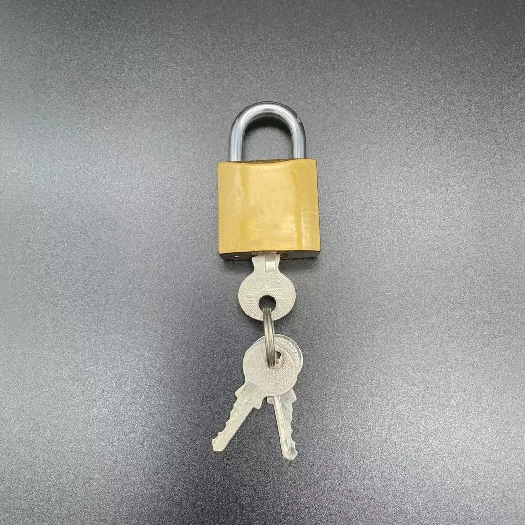 50mm imitate brass padlock good quality safety door lock safety iron padlock