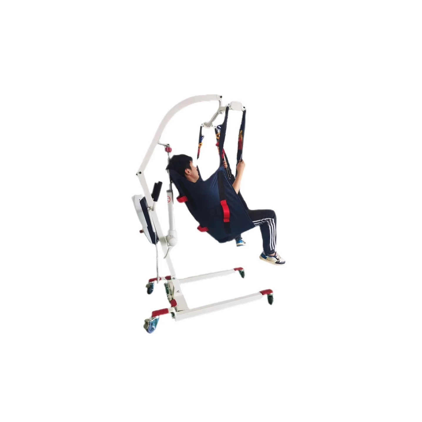 Split Leg Padded Lift U-Sling with Head Support for Patient Transfer Sling Patient Home Aid