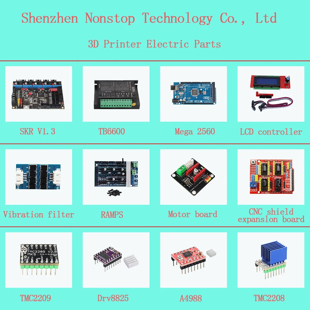 Printer Spare Parts 3d Printing Accessories Kit  3d Printer extruder 3d Printer parts