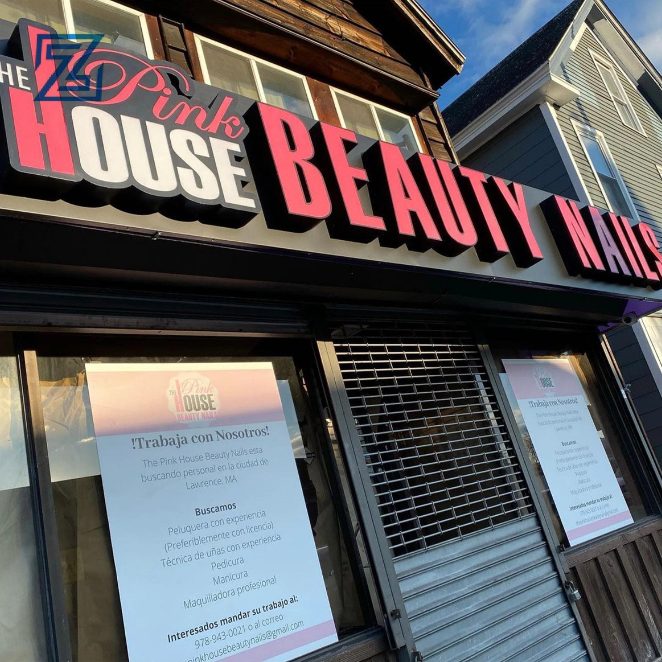 Factory Outdoor Store Front Building Sign Led Retail Storefront Outside Signage Outdoor 3d Shop Sign Channel Letter Sign