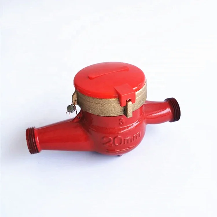 Мультижильный измеритель уровня горячей воды 20 мм Pn16 с сухим циферблатом