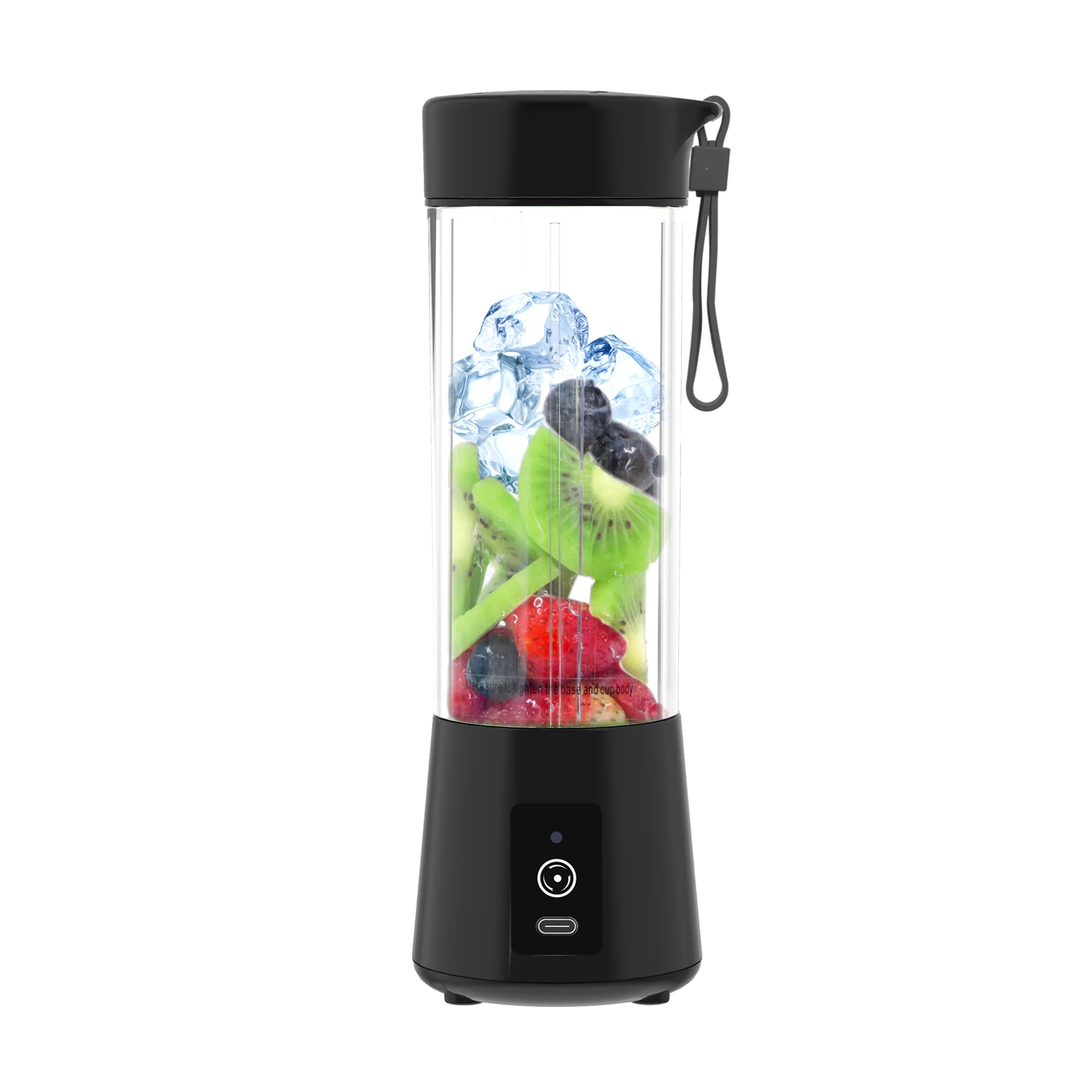 Electric Mini Usb Portable Blender With 6 3D Blades Smoothie Maker