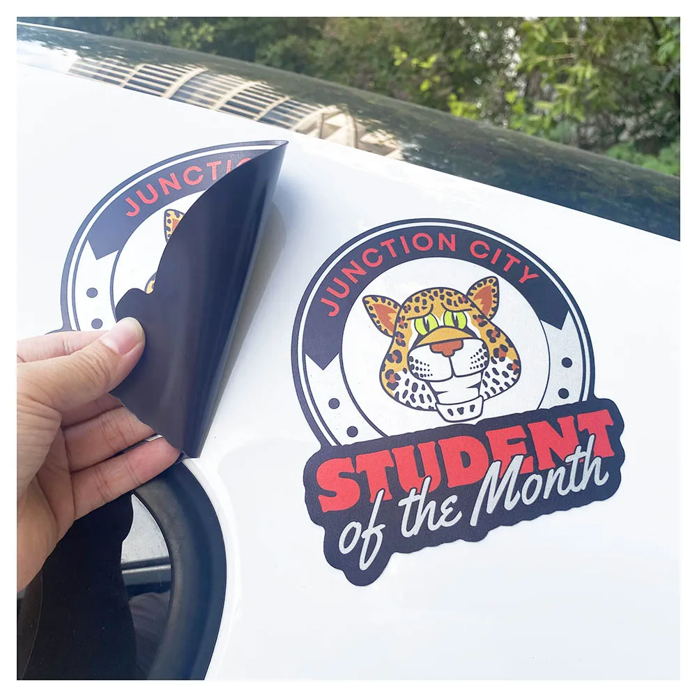 Custom Car Magnet Printing Vehicle Sticker Business Logo Removable Advertise Signs For Car Fridge Magnetic Stickers