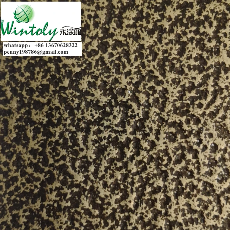 Metallic Antique Red Copper Hammer Powder Coating