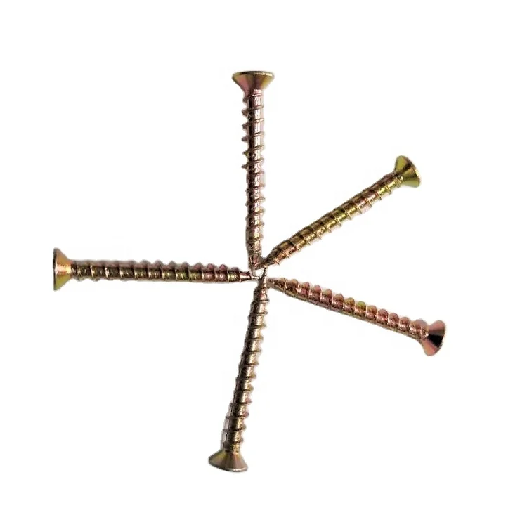 Yellow M3 wood chicago chipboard screws