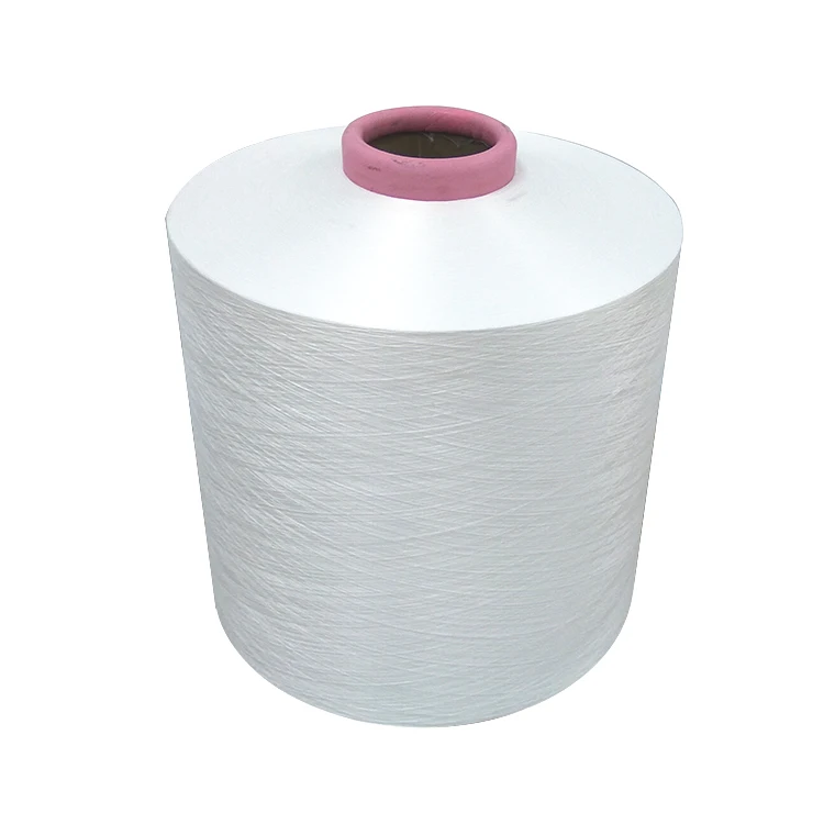 
Wholesale free samples raw white color S 100% polyester 150 / 144 DTY filament yarn 