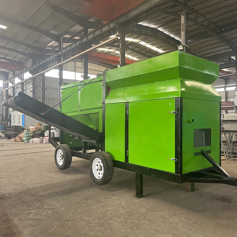 Rotations Hopper Heavy Duty Trommel Separation Screen for Aluminum Scrap