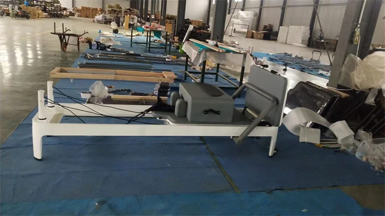 New Home Metal Folding Pilates Equipment Foldable Reformer Pilates Bed Machine Set Aluminum For Pilates Home Sale