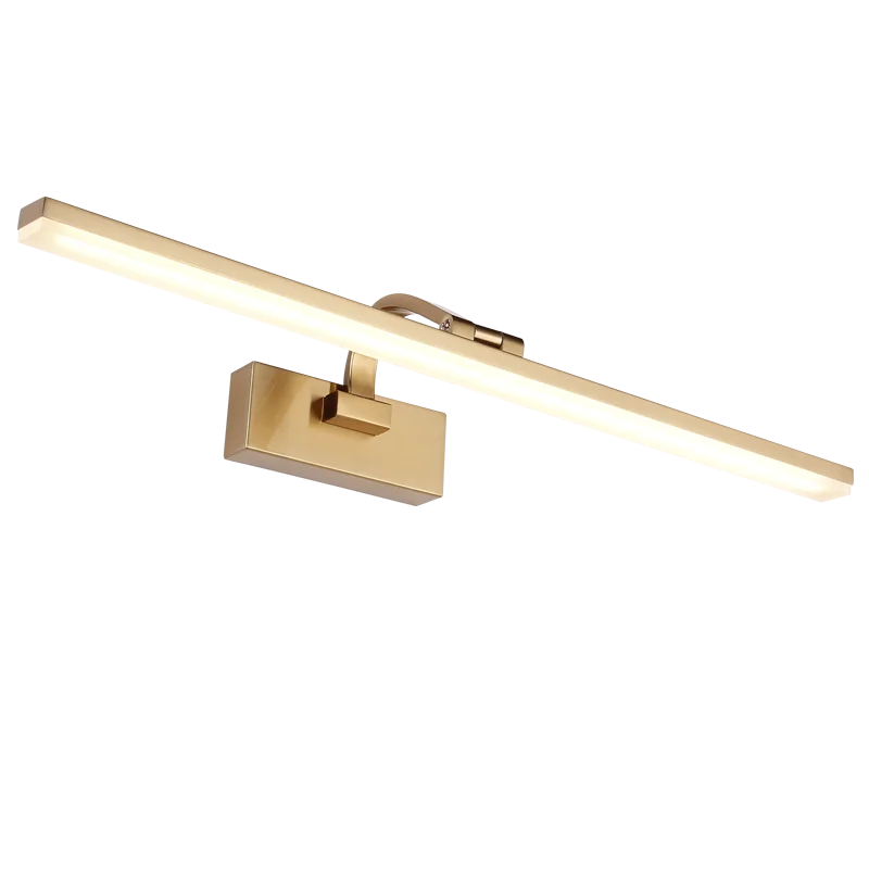 Пользовательский светильник для ванной комнаты, светодиодная настенная Водонепроницаемая акриловая светодиодная зеркальная лампа IP44