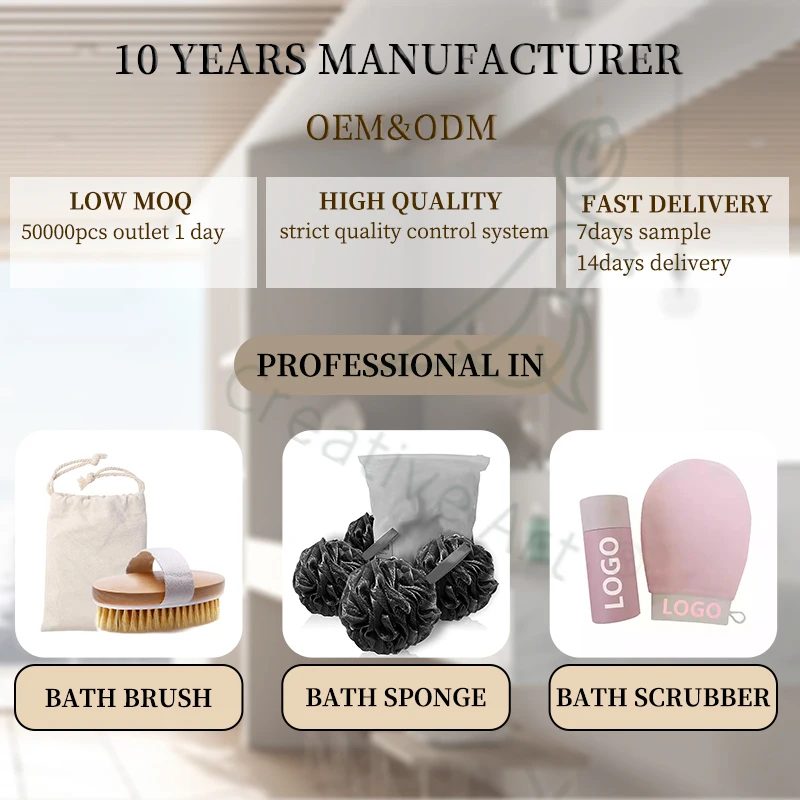 Soft Horse Hair Bristle Brush Wooden Exfoliating Body Dry Brush Shampoo Massage Bath Scrubbers For Remove Dead Skin