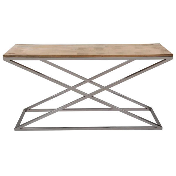 2021 living room furniture mdf top Stainless steel cheap console tables (1600306426695)