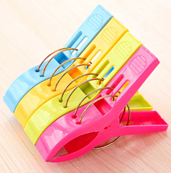 Household strong clothes drying quilt clip windproof plastic sheet drying clip multi-functional non-slip clothespin