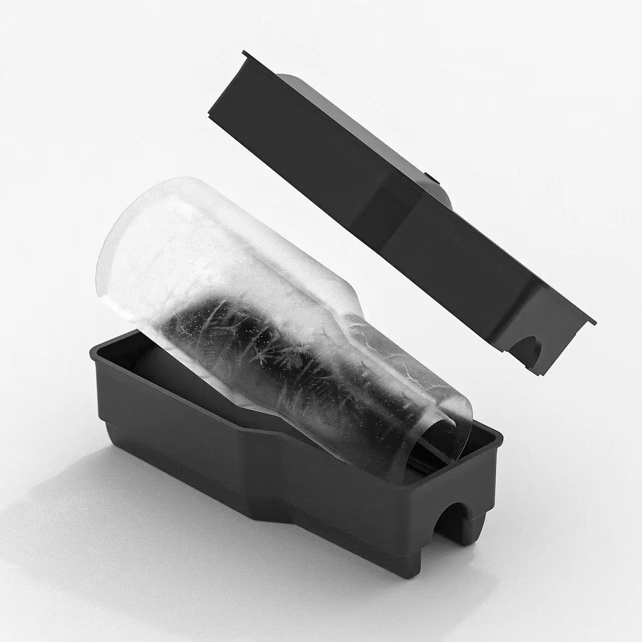 Hot Selling Easy Release Silicone Ice Tubes Maker Tray For Tumbler Cup  Hollow Cylinder Ice Mold For Drink Or Ice Cream