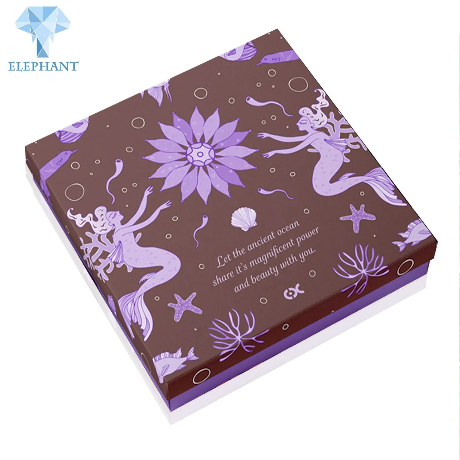 Custom Logo Printing Personalised Eco Friendly Scarf Hijab Gift Packaging Box