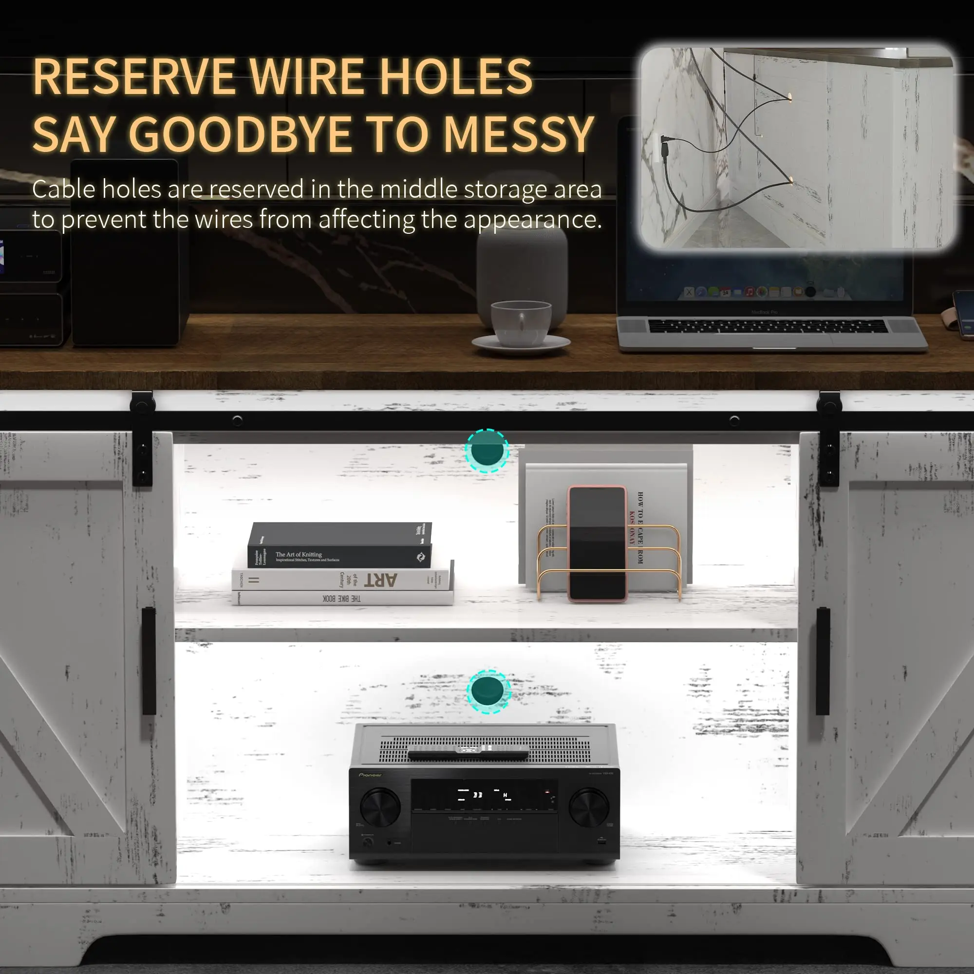 Home Wooden furniture Wholesale Modern TV Wooden luxury media console interior furniture TV stand