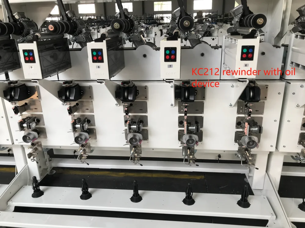 electronic digital control display KC212 yarn winder winding motor rewinding manual bobbin take-up machine