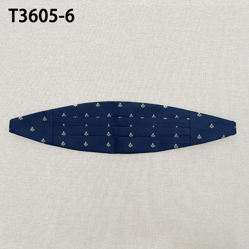 High quality custom bow tie and cummerbund waistcoat suspender freemason necktie masonic ties silk pocket squares for men