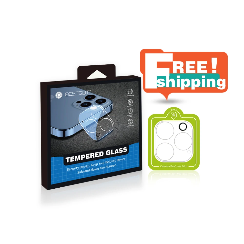 9H Full Cover Camera Lens Nano Tempered Glass Protective Film for iPhone 12 13 Pro HD Camera Lens Protector
