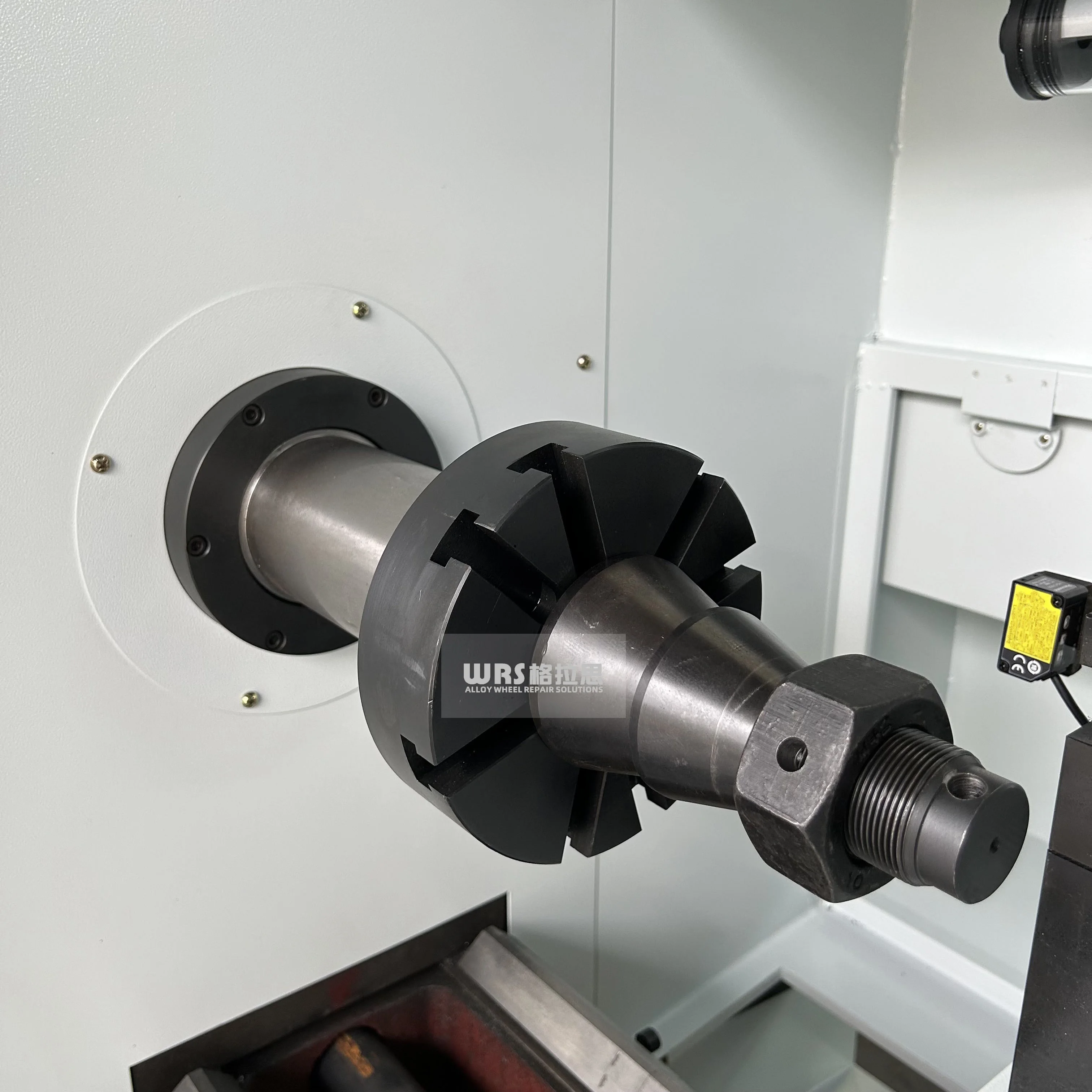 WRS AWR888 diamond cutting alloy wheel rim cnc lathe repair equipment machine with chuck and 3 jaws